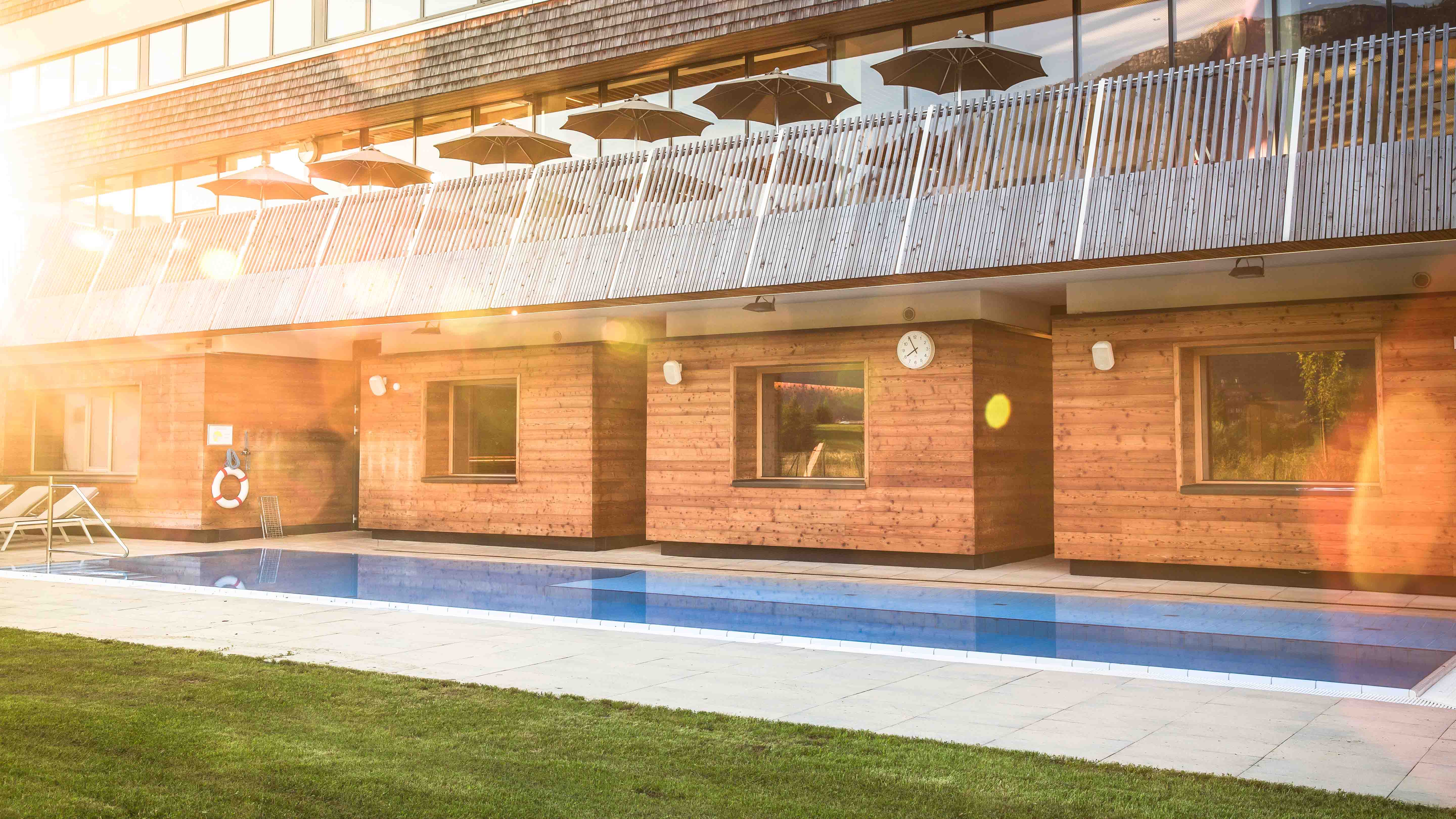 Soleau&szlig;enbecken Sauna